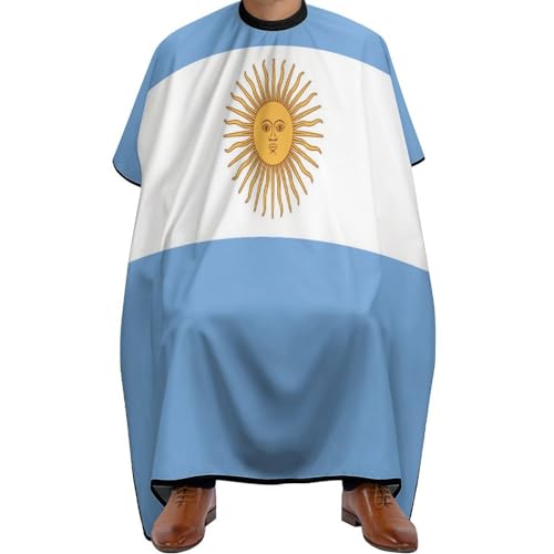 Avental de corte de cabelo da República Argentina, avental de barbeiro de salão, acessórios de corte