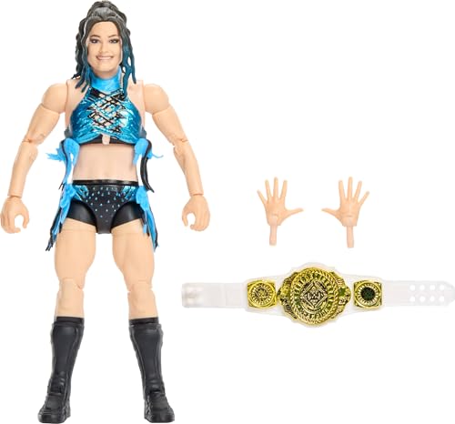 Mattel WWE Elite Action Figure & Accessories Series #124 Set 6-inch Collectible Lyra Valkria with 25 Articulation Points & Swappable Hands