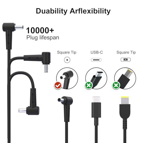 180W AC Power Adapter 6.0 x 3.7mm tip Laptop Charger for ASUS ROG Zephyrus - image 3