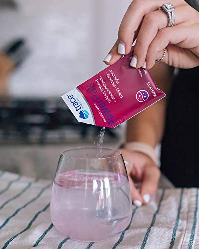 Trace Minerals | Power Pak Electrolyte Powder Packets | 1200 Mg Vitamin C, Zinc, Magnesium | Boost Hydration, Immunity, Energy, Muscle Stamina | Raspberry | 30 Packets #TOP4