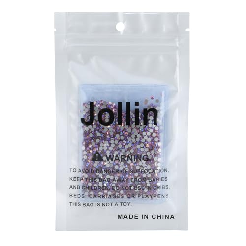 Image of Jollin Crystal Flatback Rhinestones Gems for Crafts 2.4mm SS8, Pink AB | Glue Fix, 2880pcs Glass Rhinestones for Bedazzling, Clothes, Tumblers, Nail Art, Shoes, Bags, Caps & Accessories Decoration