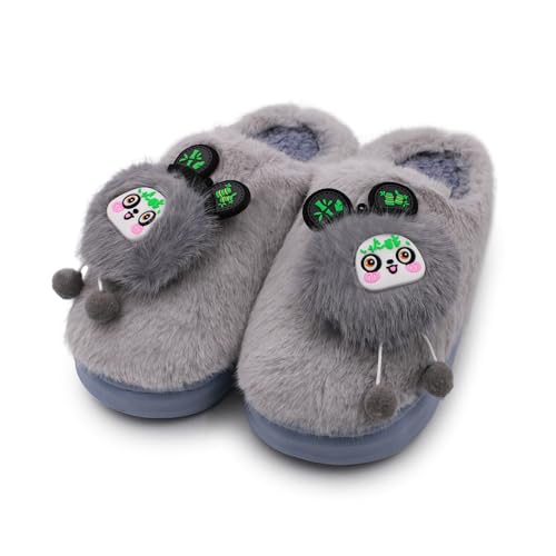 Image of VRITRAZ Soft Comfy Fur Indoor Outdoor Soft Bottom Fur | Anti Skid | Lightweight Winter Slipper, Warm House Chappal