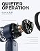 Diveblues Handheld Fan, 30ft/s Mini Portable Turbo Fan [12H Max Cooling], 4000mAh Personal Fan with LED Display, 3-in-1 Hand Held/Neck/Desk Fan for Travel, Cruise, Disney Essentials gallery 2
