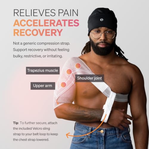Image of Incrediwear Shoulder Brace for Men and Women - Shoulder Support Brace Supports Shoulder Recovery & Shoulder Pain Relief, Reduces Inflammation and Swelling, Designed for Left & Right Shoulder (Small)
