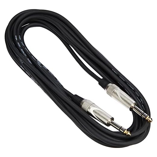 Stagg SAC6PS DL - Cable jack (estéreo, simétrico, acodado, 6 m), color negro