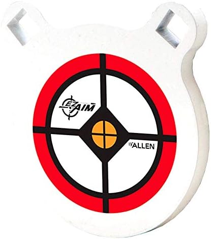Allen Company Steel Gong Target - Thick AR 500 Steel Shooting Target for Outdoor Range Target Use at 200 Yards - EZ Aim™ USA Based Since 1971: 10 Inch Red