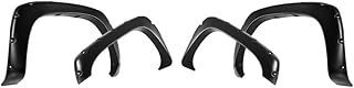 Magnus Fender Flare, Compatible with Chevy Silverado 1999-2002 & Compatible with GMC Sierra 1999-2006 (Also 07 Classic Model) Pocket Rivet Style Fender Flare Trim Heavy Duty ABS Plastic