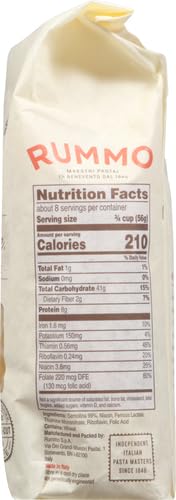 Image of Rummo Cut Ziti Pasta N.36 - Ziti Pasta Noodles, Durum Wheat Pasta, Baked Ziti, Tube Pasta, Dry Italian Pasta, 16 Ounce (Pack of 12)