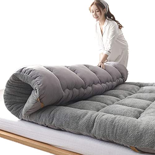La mejor comparación de Colchoneta para dormir para comprar online. 46 YYJEPOSY Colchón futón portátil de Terciopelo - Colchoneta Enrollable for Dormir en el Suelo, Ideal for dormitorios, Camas de Invitados y Camping - Tamaño Individual,...
