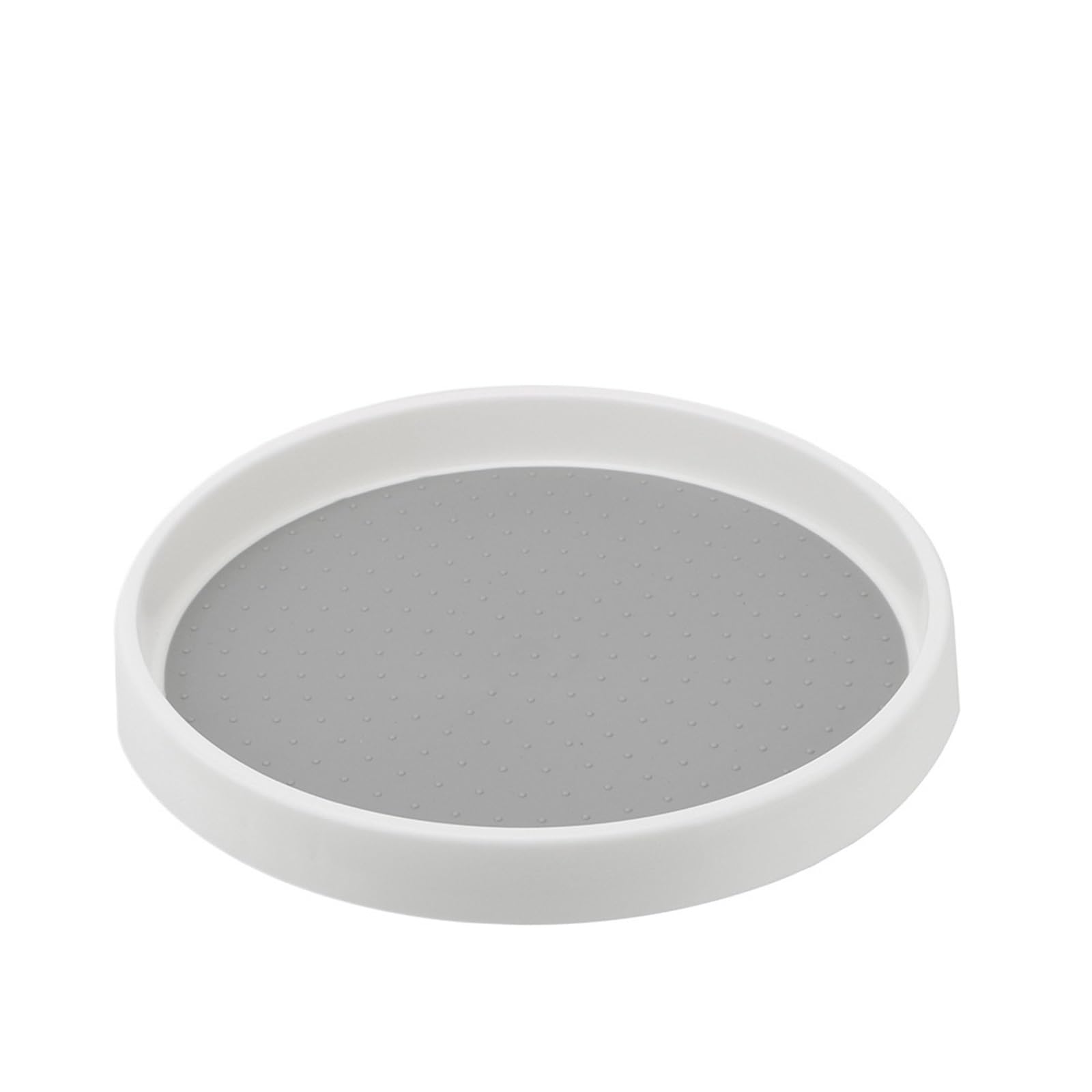 RUWLFE 2Pcs Spice Rack Kitchen Storage Tray Rotating Organizer Condiment Round Shelf Pantry Cabinet Turntable for Kitchen, Cabinet(2.5x25.5cm)