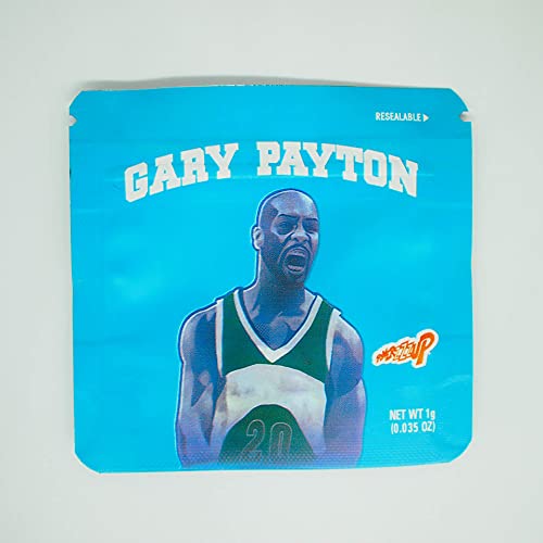Mylar 1g Bags Smell Proof Child Proof Storage Bags (100, Gary Payton)