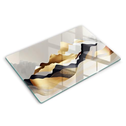 Accessoires de cuisine design montagne dorée pour protéger et décorer votre intérieur