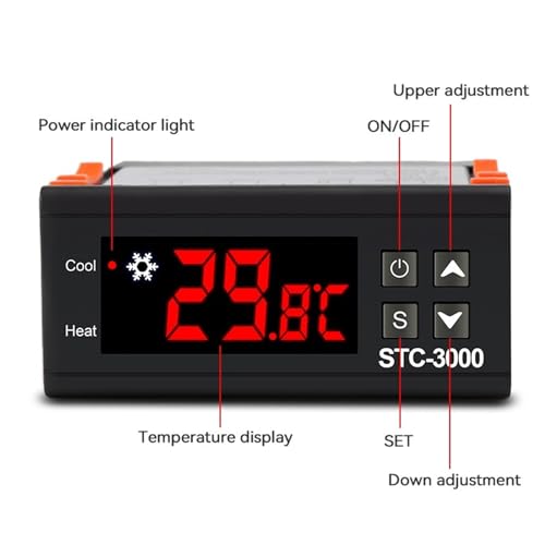 Thermostat numérique STC-3000 DC12V régulateur de température - 3