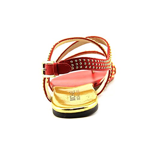 Michael Michael Kors Women's Arianna Toe Thong Sandal (5.5, Rhubarb) #TOP1