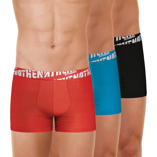 Athena Easy Culotte Pack de 3 para Hombre ropa interior sin rozaduras