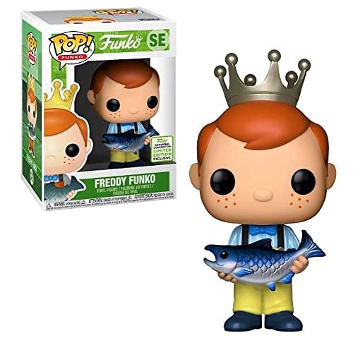 Funko POP Freddy Holding Fish figurine vinyle collector ECCC 2019