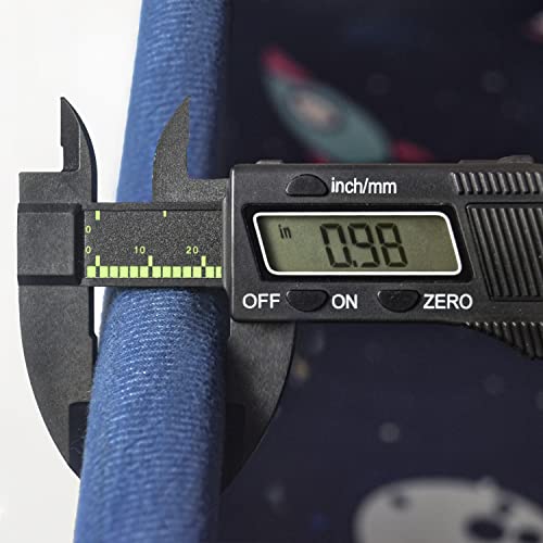 Loartee Baby Foam Play Mat - 1" Thick Area Rug, Soft Crawling Mat For Kids, Nursery Rug With Cartoon Pattern, 4'11"X6'7", Universe, Dark Blue #TOP4