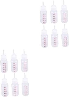 POPETPOP 12 Peças De Garrafas Para Mamadeiras Para Recém-Nascidos Mamadeira Para Alimentação De Filhotes Recém-Nascidos Mamadeira Para Gato Coelho Mamadeiras Para Gatinhos Mamadeiras