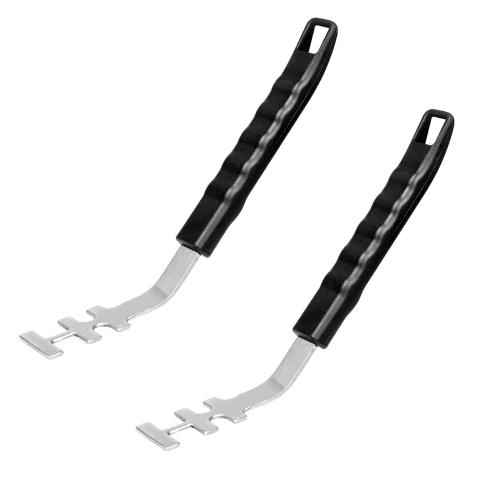 IJSDNVJNDX Grill Grate Lifter Tool Cast Iron Grid Lever Lock Lifting Gripper Handle Clip for Cooking Rack for Barbecue