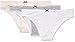 Produktbild Iris & Lilly Damen Brazilian Slip Cotton 3er Pack, Mehrfarbig (Soft Pink/Print), Large