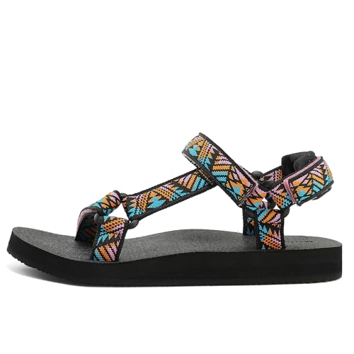 Image of Women's Original Sandals Comfortable Quick-Drying Casual Sport Sandal Walking Hiking Water Sandals With Arch Support