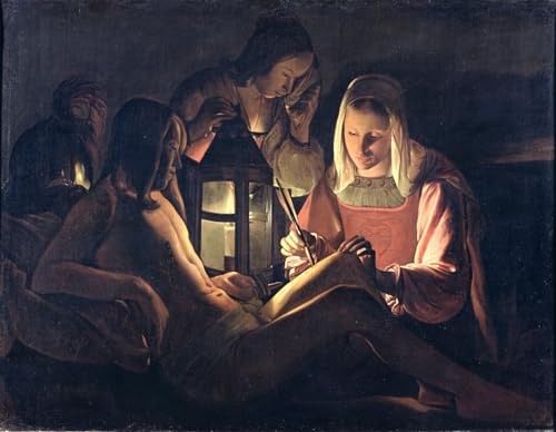 Peinture pour décoration salon Georges De La Tour grand format 60x90