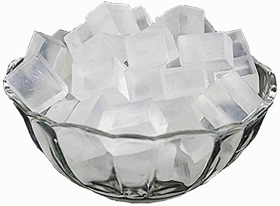 MIHAI Soap Base Bar For Soap Making Transparent Melt & Pour Glycerine Soap Base Pure Organic & Natural, SLS & SLES, Paraben Free (Transparent Glycerine, 1 kg)