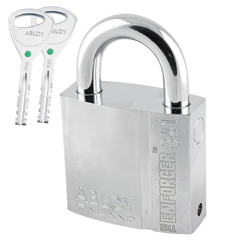 ENFORCER ABLOY 341-25 Padlock - Heavy-Duty Boron Steel High-Security Lock