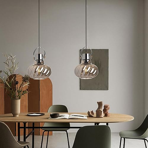 Lampe Suspendue à Tête Unique au Design Architectural Épuré - 6