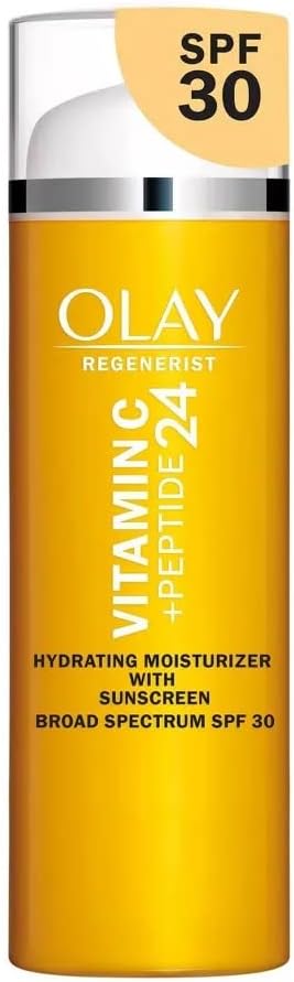 Olay Vitamin C Hydrating moisturizer with sunscreen, SPF 30, 1.7 Oz