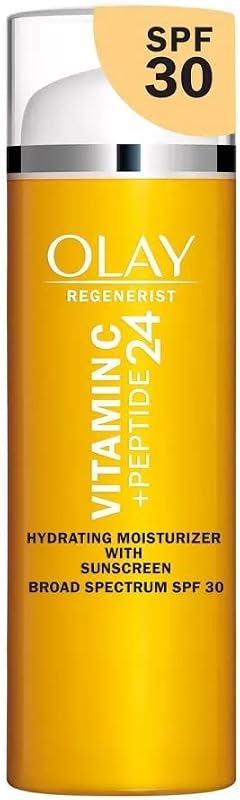 Hidratante facial Olay Regenerist Vitamin C + Peptide 24 com FPS 30, 50 mL