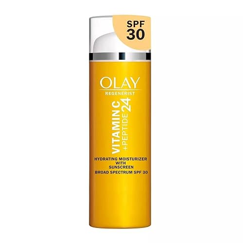 Olay Crema hidratante con vitamina C y protector solar, SPF 30, 1.7 oz