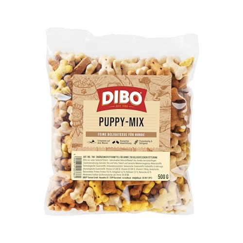 Puppy-Mix, 500g-Beutel, Backwaren als gesunde, natürliche Ernährung für Hunde von DIBO, Hundefutter, Barf, B.A.R.F., Leckerli, Hundekekse