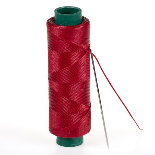 Shelver Waxed Thread in 30 Colors, 1mm Strong Thread for Leather Heavy Fabrics, Upholstery, Shoes, Bags, Repairs, DIY