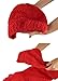 Barefoot Dreams CozyChic Red Beanie and Scarf Set, Slouchy, 100% Polyester Microfiber, Comfortable Winter Gear