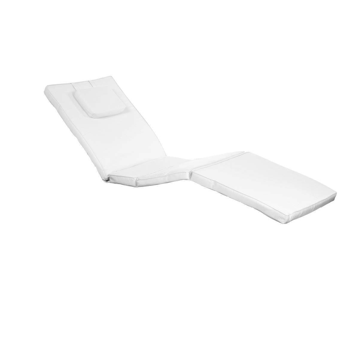 All Things CedarTC70-W Chaise Lounge Cushion, White