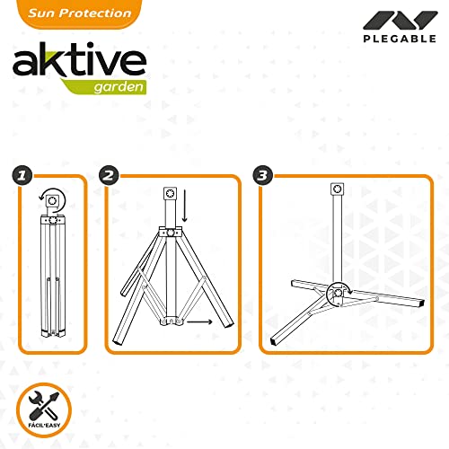Pied de parasol 3 pieds Aktive – vue 5