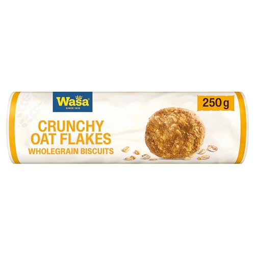 Wasa Kekse Crunchy Oat Flakes 250g | Biscuits die köstliche Keks-Alternative für Zwischendurch!
