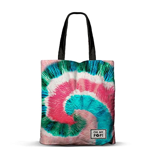 Oh My Pop! Voyage-FAN Shopping Bag, Black, Red