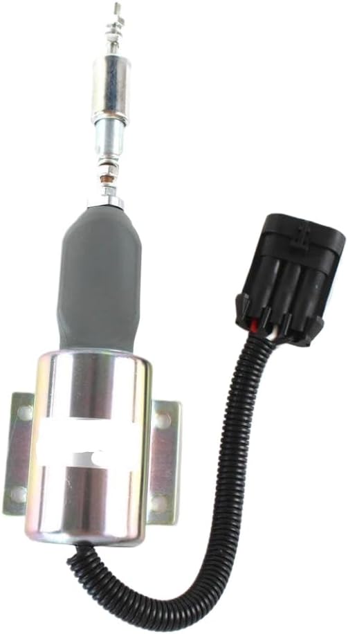 Stop Solenoid SA-4273-12 2003ES-12E6UC4B5S2 F3HZ-9A594-A F3HZ-9N392-D 12V for 7.8L Engine Heavy-Duty Fuel Shut-Off Solenoid