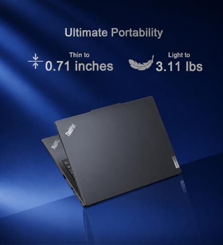 Image of Lenovo ThinkPad E14 Business Touchscreen Laptop (14 inch FHD+, Intel Core i5-1335U (> i7-1255U), 16GB RAM, 512GB SSD), Fingerprint Reader, 1080p Webcam, Backlit, Thunderbolt 4, Ethernet, Wi-Fi, Win 11 Pro