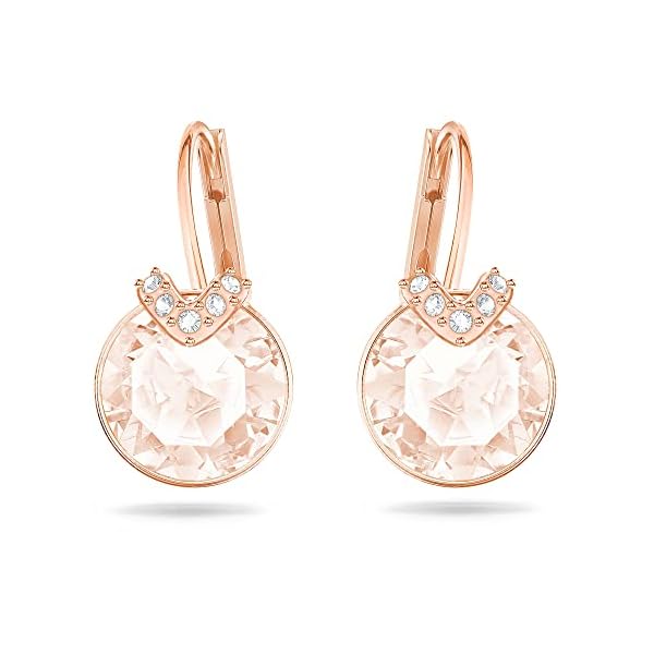Swarovski Pendientes Bella V, Talla redonda, Tono dorado, Baño tono oro rosa 10 41b3AwDYyZL. SS600 - Swarovski Pendientes Bella V, Talla redonda, Tono dorado, Baño tono oro rosa