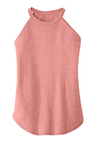 Womens Workout Tank Tops High Neck Loose Fit Yoga Top Sleeveless Shirts Clothes Medium #TOP2