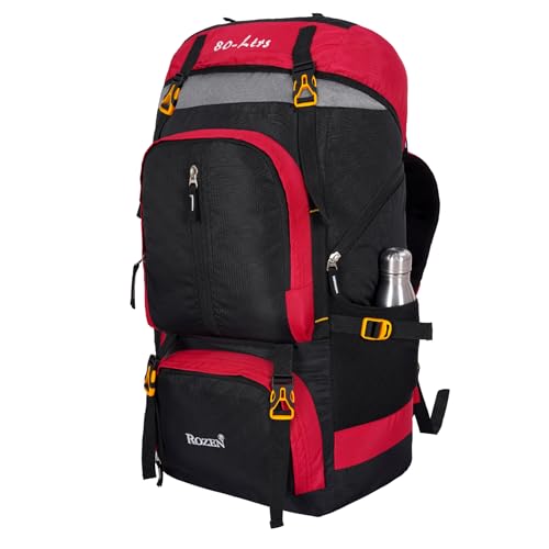 Image of 80L Travel Backpack for Outdoor Sport Camp Hiking Trekking Bag Camping Rucksack