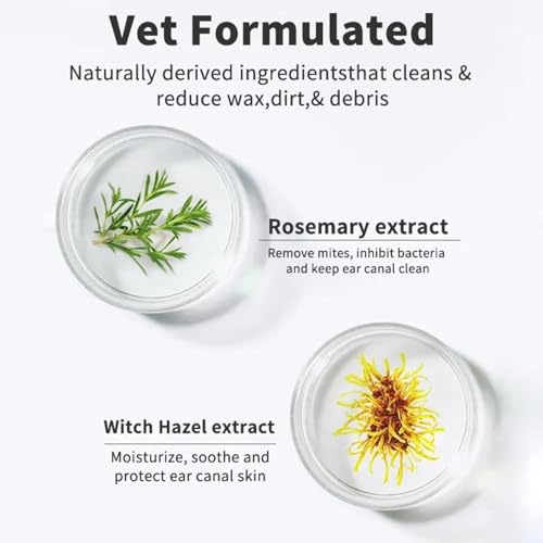 Image of Pet Grooming Combo for Dogs & Cats - Waterproof Low-Noise Paw Hair Trimmer with LED Light + 50 Pcs Natural Dog Ear Wipes, Rechargeable Shaver & Ear Cleaner, Reduce Wax & Itching