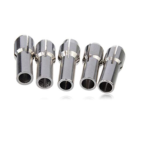 Drill Set bit 5pcs/Set Mini Drill Chucks 1/1.5/2.35/3/3.17mm Fits for Drill Collet Clamp Set Power Rotary Tool Drill Collet Adapter