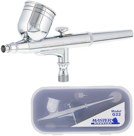 Master Airbrush G22 Multi-Purpose Dual-Action Gravity Feed Airbru...