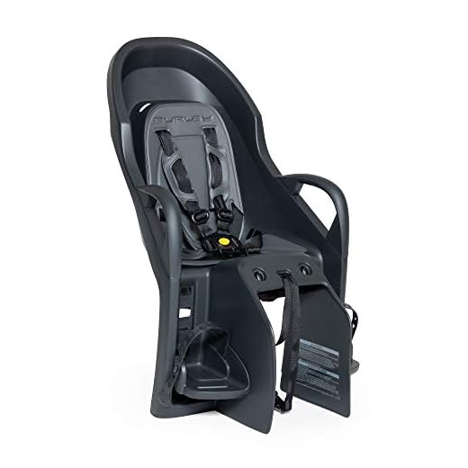 Burley Dash® RM Child Bike Seat, Black/Grey