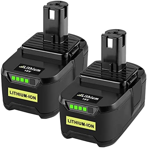 Batterie 18V 5.5Ah + Chargeur Pour Ryobi - Exemoro - Compatible RB18L50, P108, P189, Etc. - 5500mAh