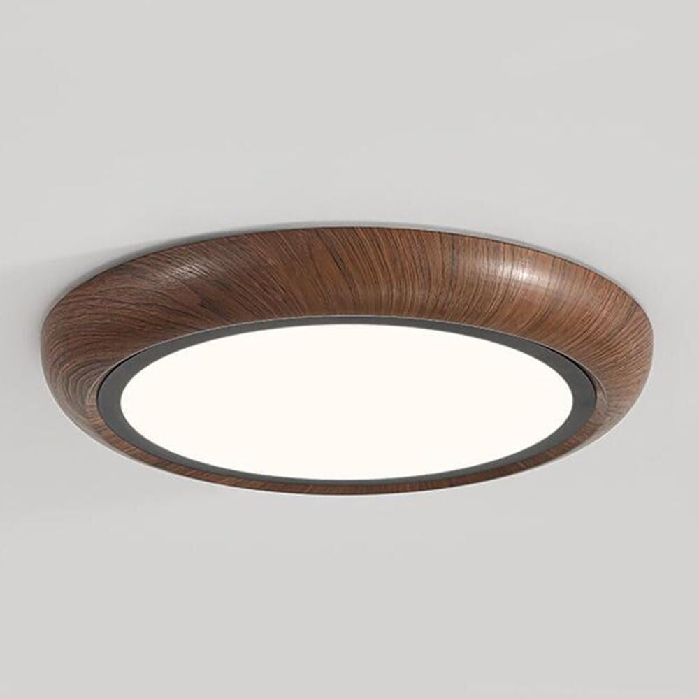 Lámpara de techo LED redonda tricolor para dormitorio y comedor